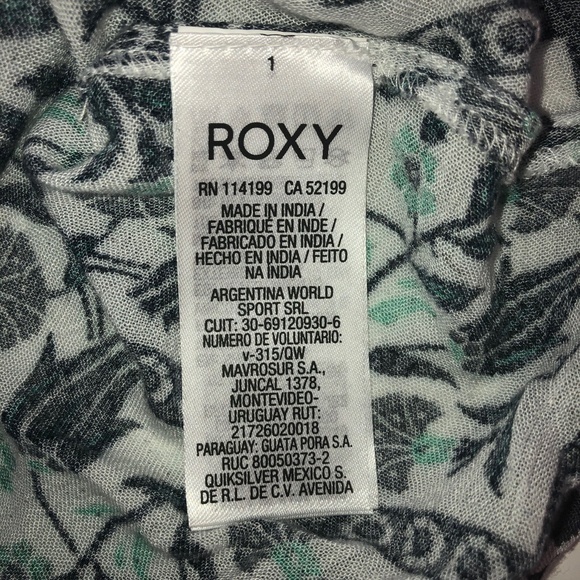 *BNWT* Roxy Floral Tunic Top Shirt ((size Small)) NEW - Picture 7 of 8